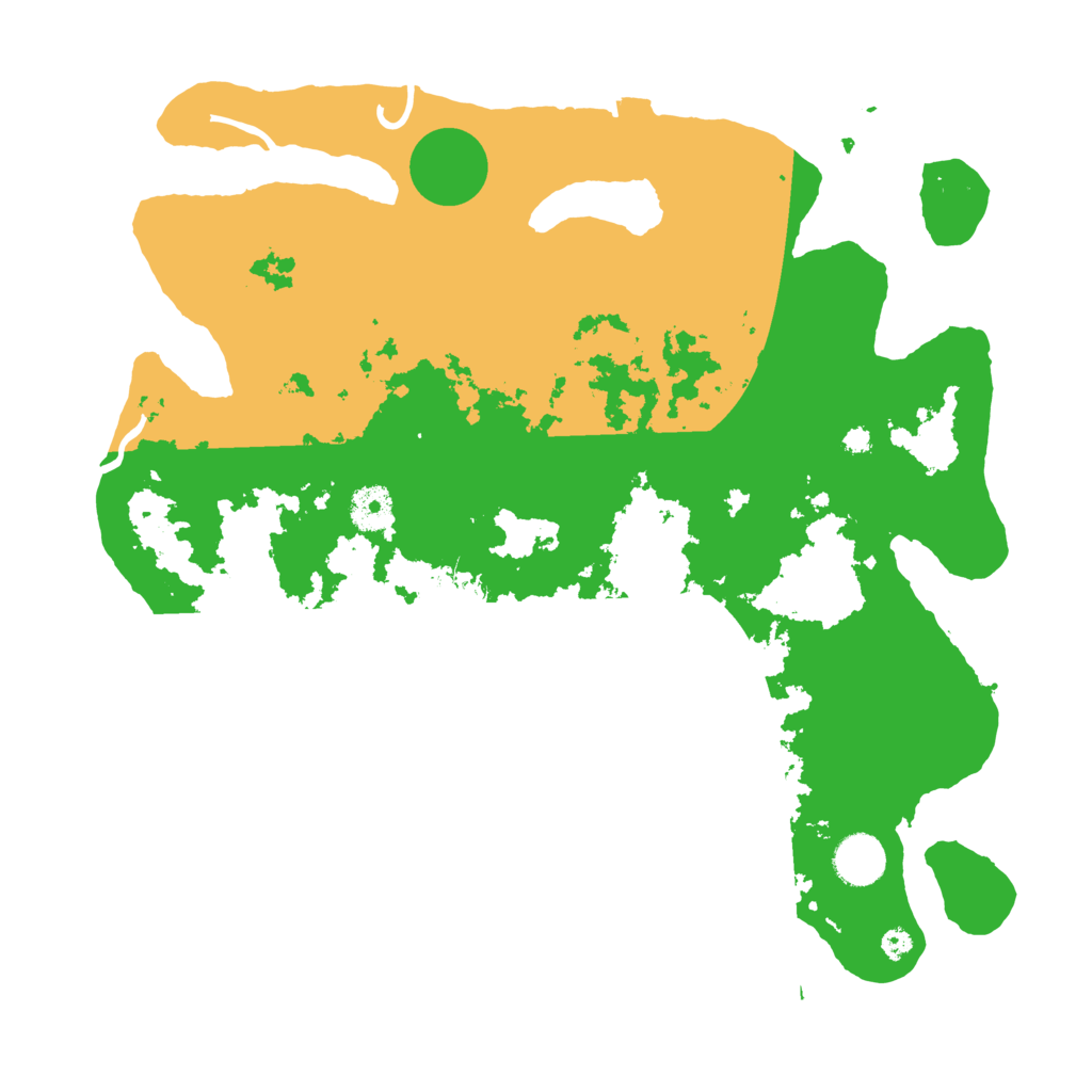 Biome Rust Map: Procedural Map, Size: 3700, Seed: 9818268