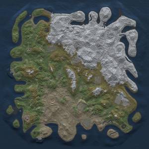 Thumbnail Rust Map: Procedural Map, Size: 4700, Seed: 1551939657, 19 Monuments