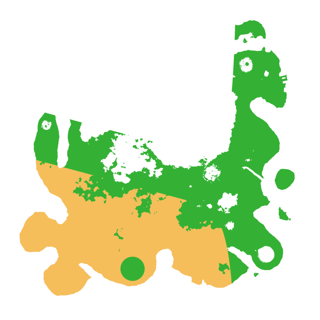 Biome Rust Map: Procedural Map, Size: 3500, Seed: 541573760