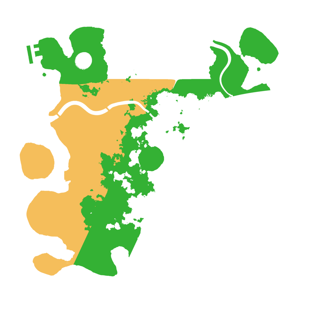 Biome Rust Map: Procedural Map, Size: 3500, Seed: 359524808
