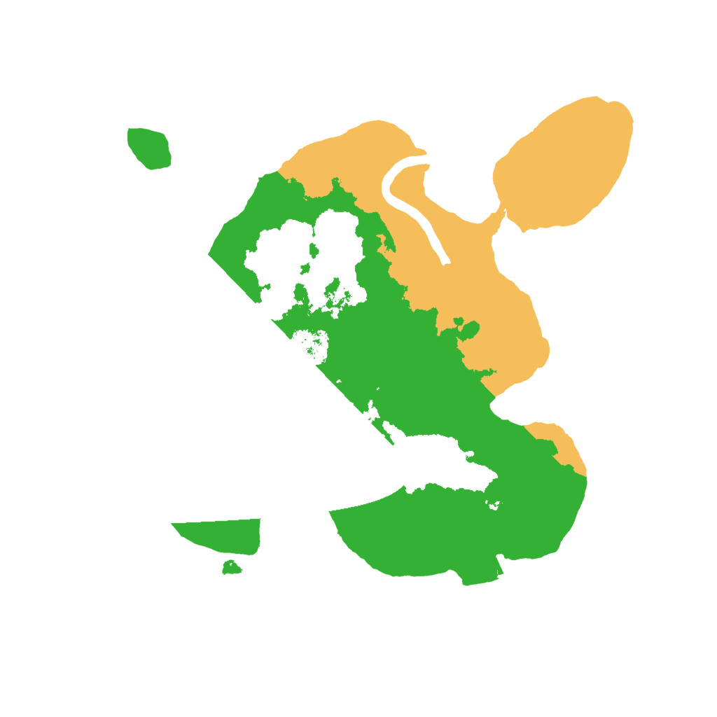 Biome Rust Map: Procedural Map, Size: 2000, Seed: 194205950