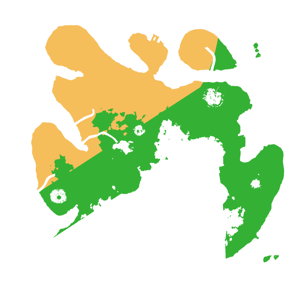 Biome Rust Map: Procedural Map, Size: 3000, Seed: 52137