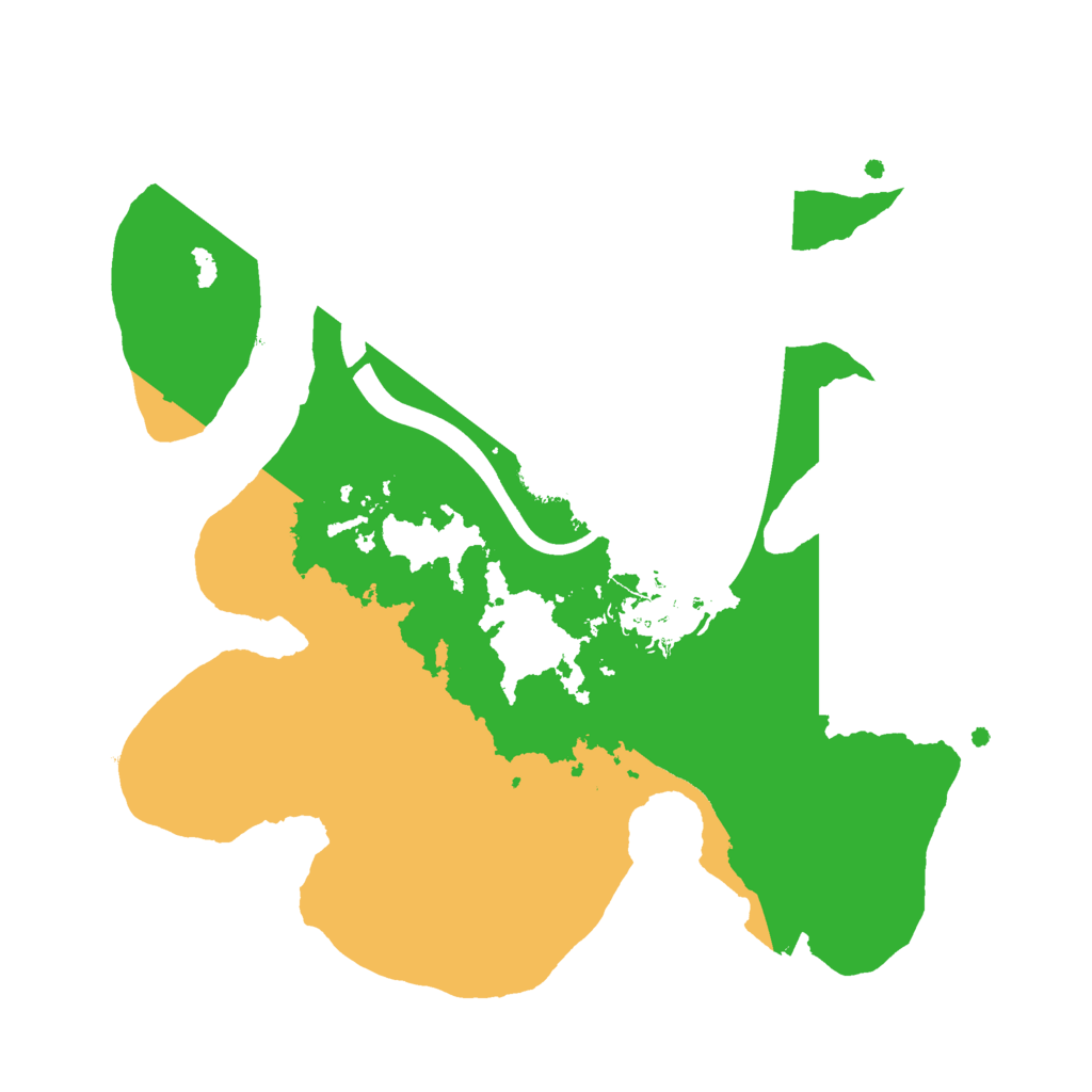 Biome Rust Map: Procedural Map, Size: 2300, Seed: 981821133