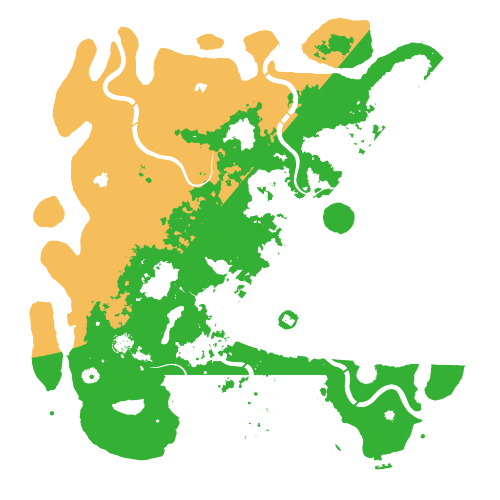 Biome Rust Map: Procedural Map, Size: 4500, Seed: 1008602352