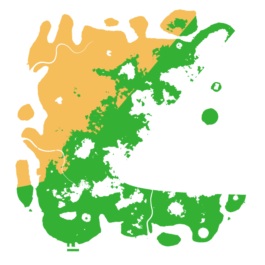 Biome Rust Map: Procedural Map, Size: 4500, Seed: 1008602352