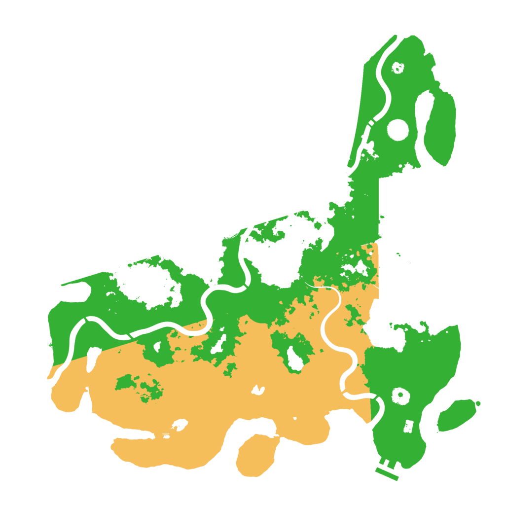 Biome Rust Map: Procedural Map, Size: 4250, Seed: 2277