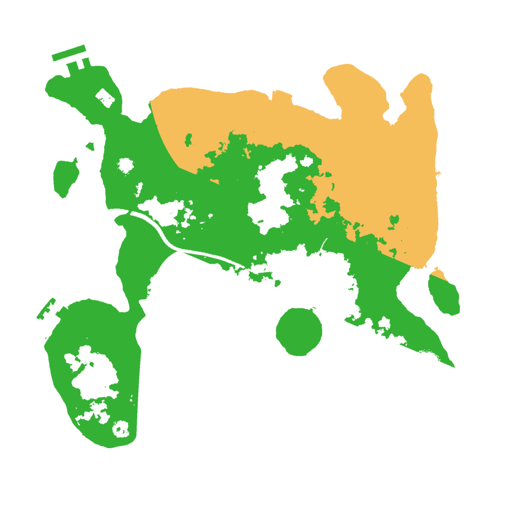 Biome Rust Map: Procedural Map, Size: 3000, Seed: 1457286799