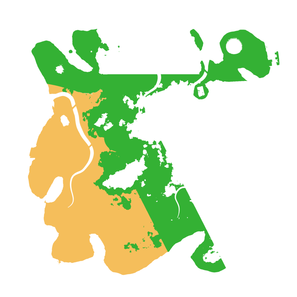 Biome Rust Map: Procedural Map, Size: 3300, Seed: 1287041616