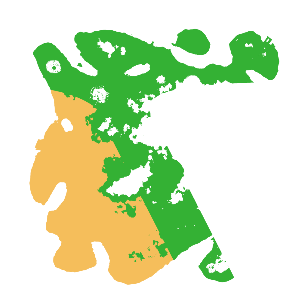 Biome Rust Map: Procedural Map, Size: 3300, Seed: 1287041616