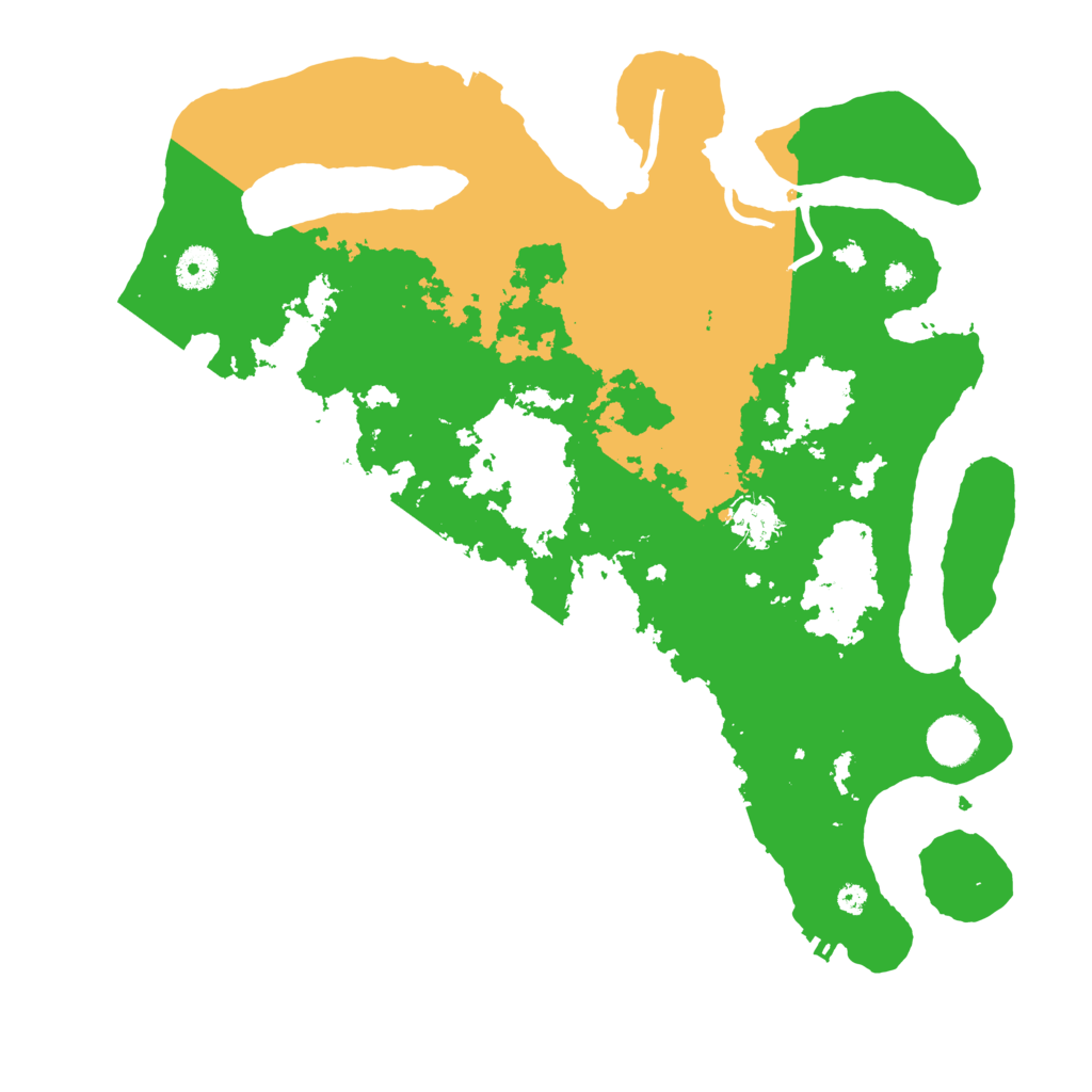 Biome Rust Map: Procedural Map, Size: 3800, Seed: 85050503