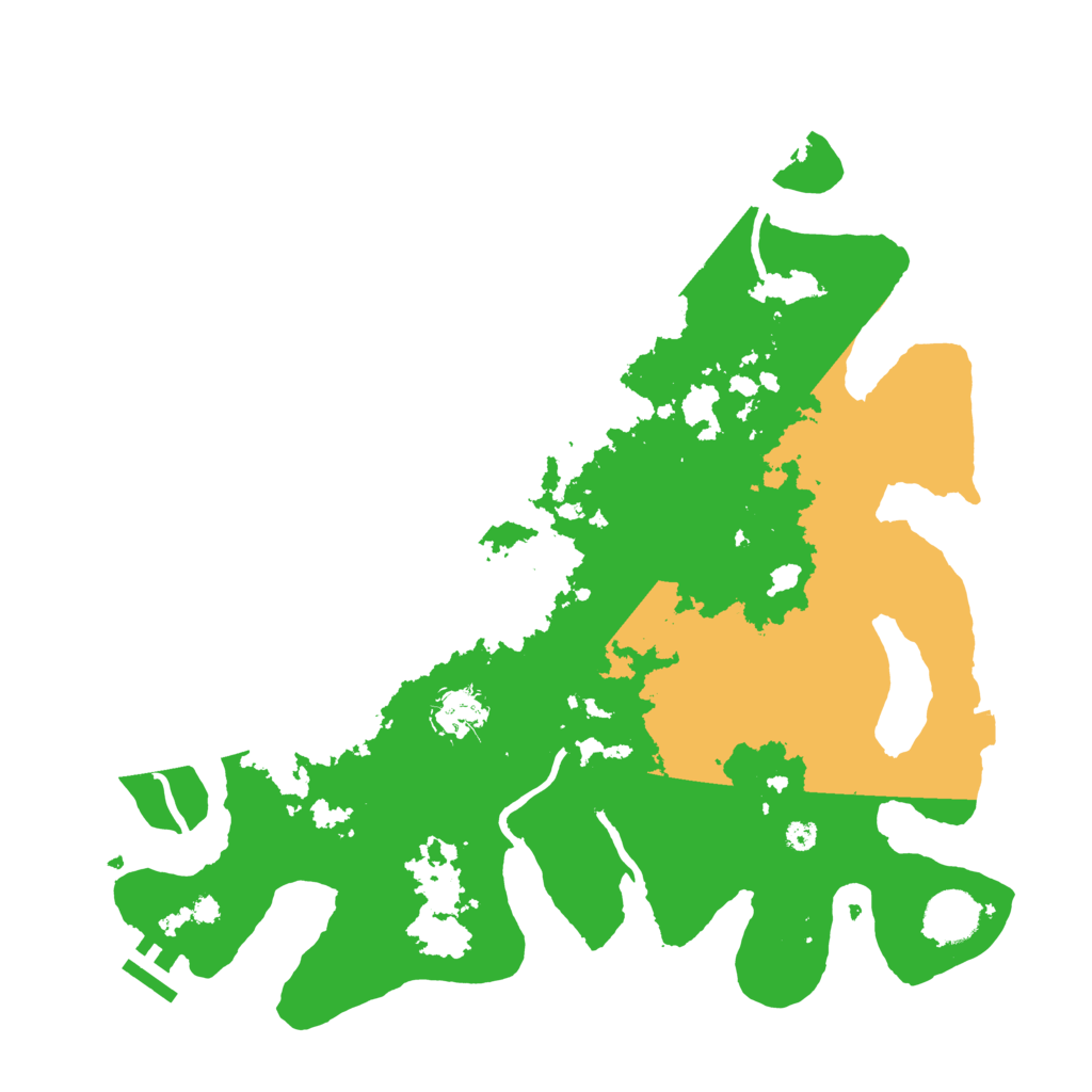 Biome Rust Map: Procedural Map, Size: 3650, Seed: 22944274