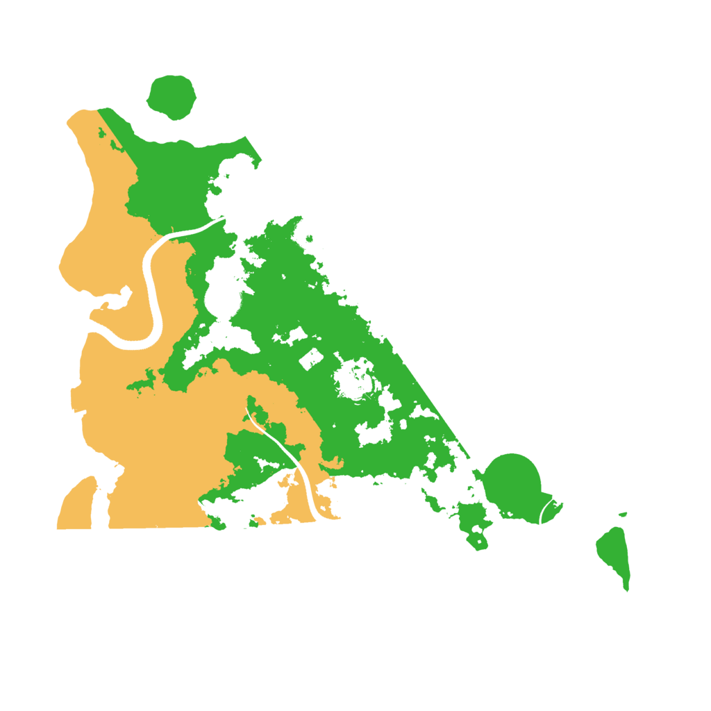 Biome Rust Map: Procedural Map, Size: 3400, Seed: 62856331
