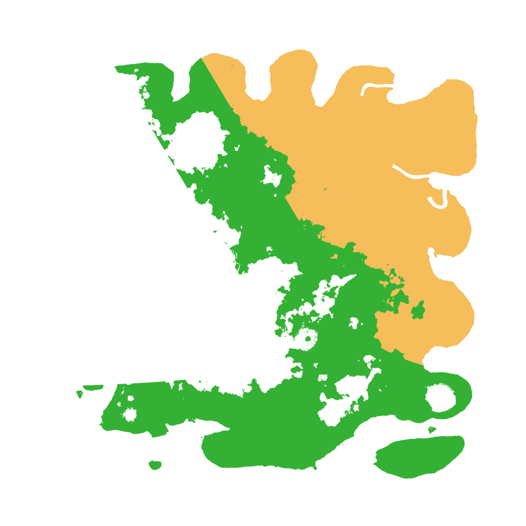 Biome Rust Map: Procedural Map, Size: 3500, Seed: 212136514