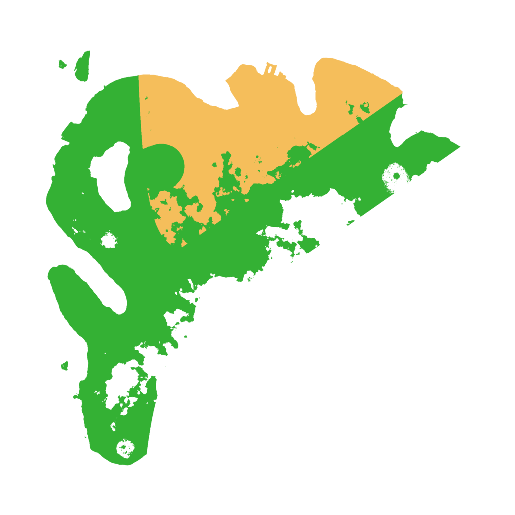 Biome Rust Map: Procedural Map, Size: 3000, Seed: 1833777449