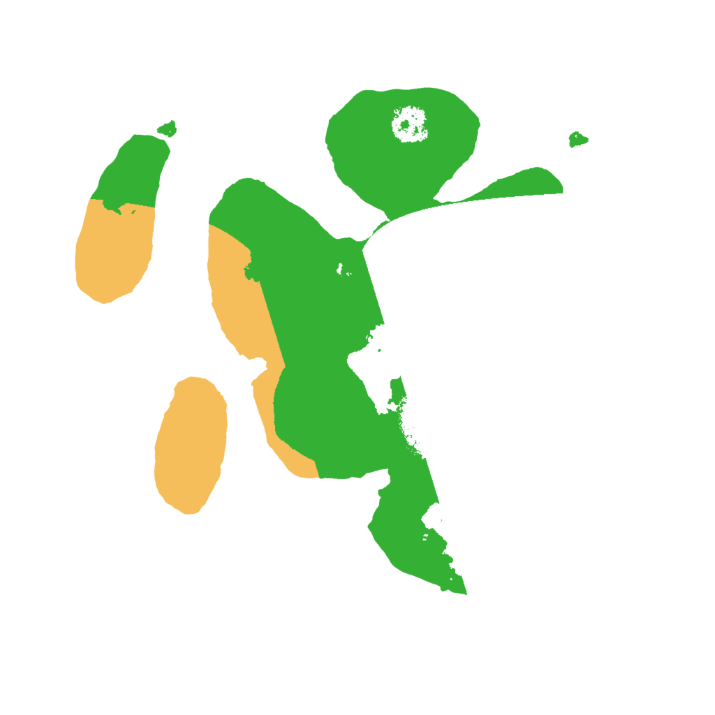 Biome Rust Map: Procedural Map, Size: 2000, Seed: 1297438271