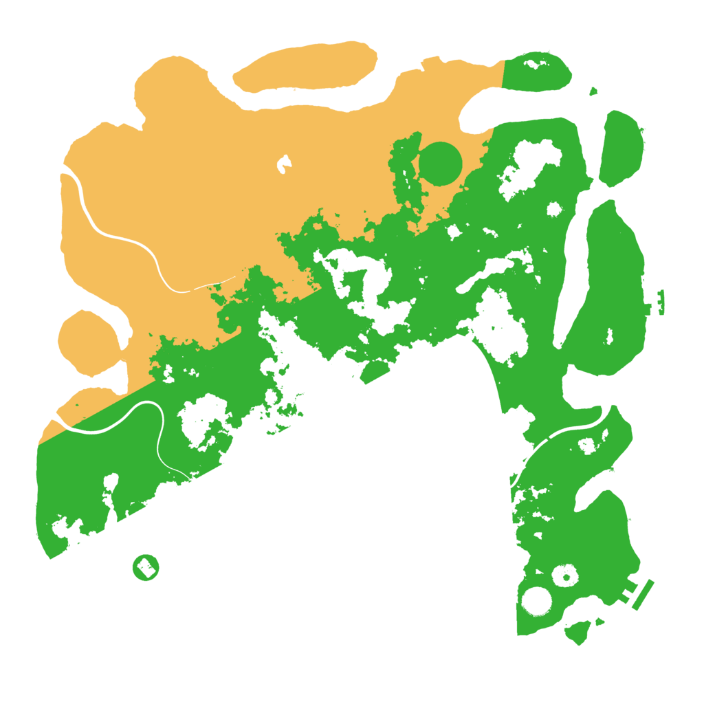 Biome Rust Map: Procedural Map, Size: 4250, Seed: 14821612