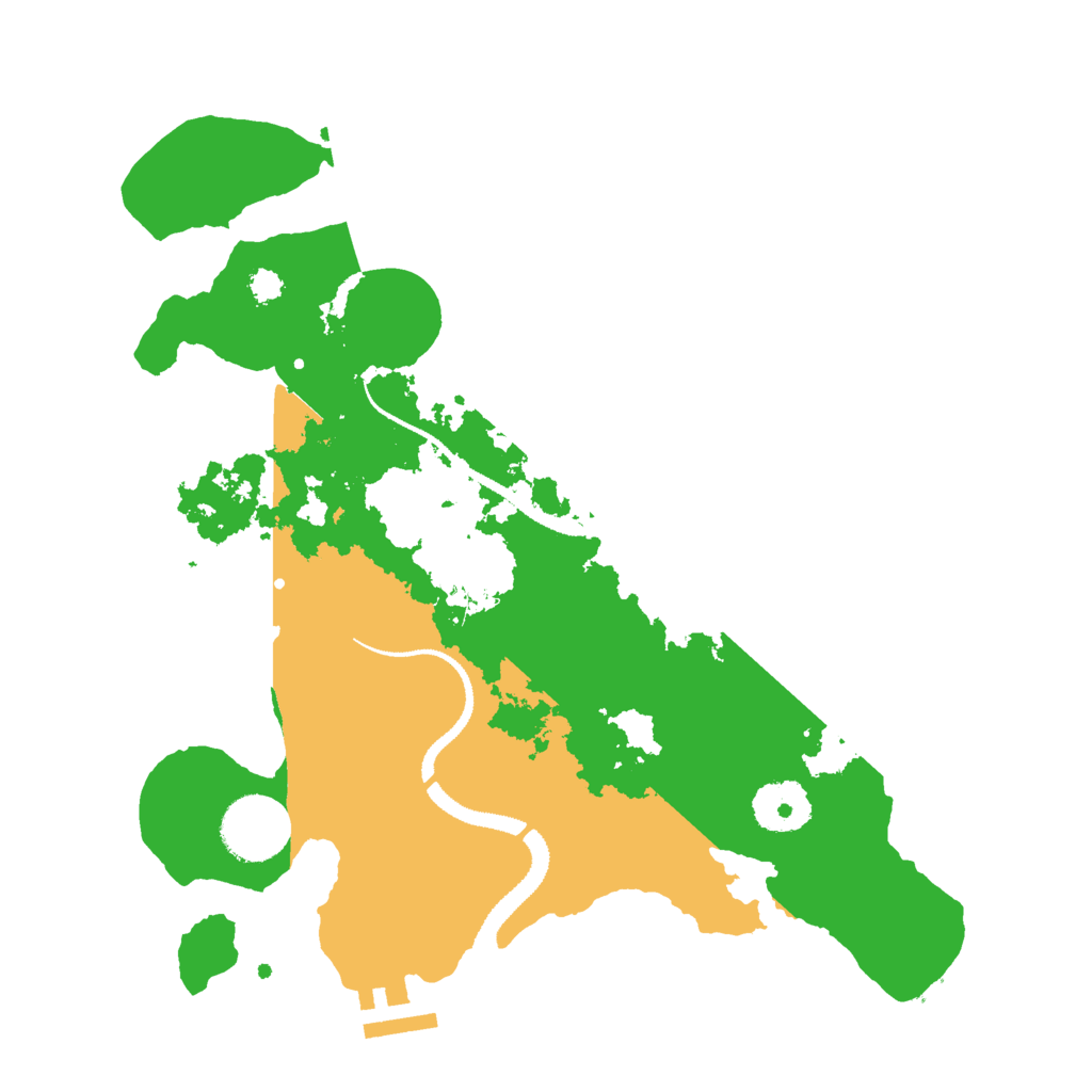 Biome Rust Map: Procedural Map, Size: 3000, Seed: 947216286