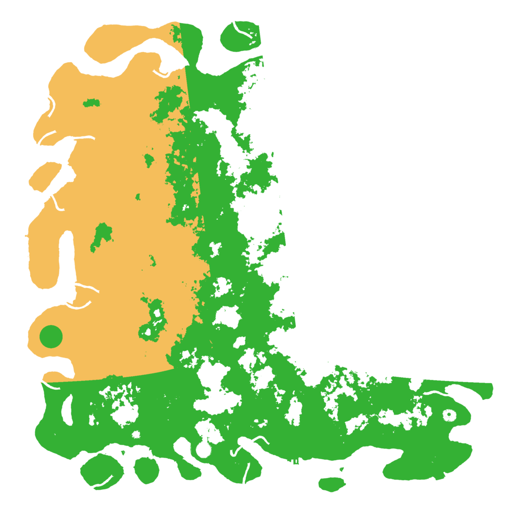 Biome Rust Map: Procedural Map, Size: 6000, Seed: 23569