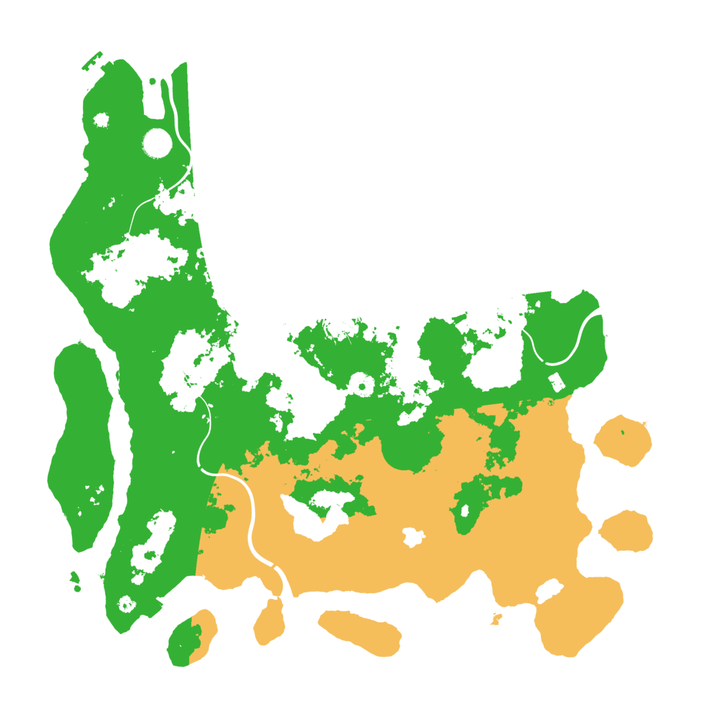 Biome Rust Map: Procedural Map, Size: 4200, Seed: 208498522