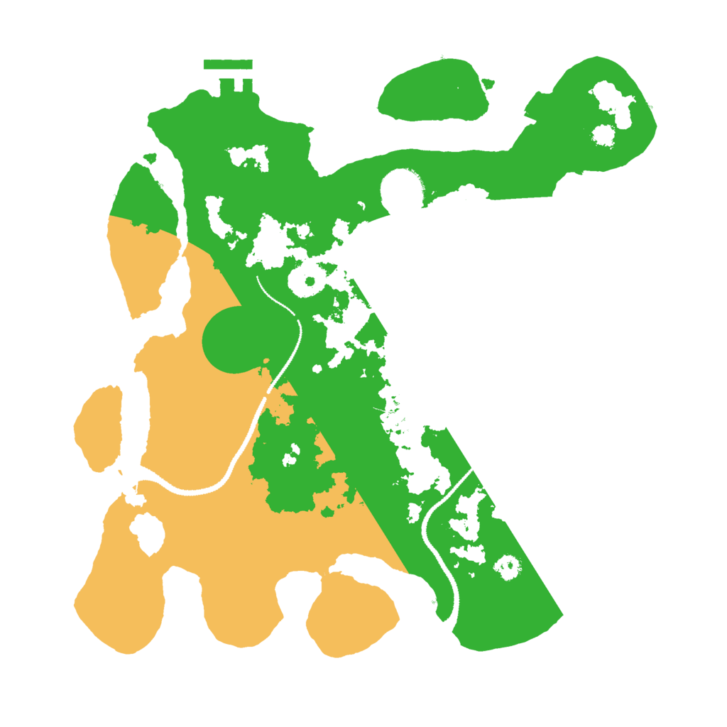 Biome Rust Map: Procedural Map, Size: 3000, Seed: 162844164