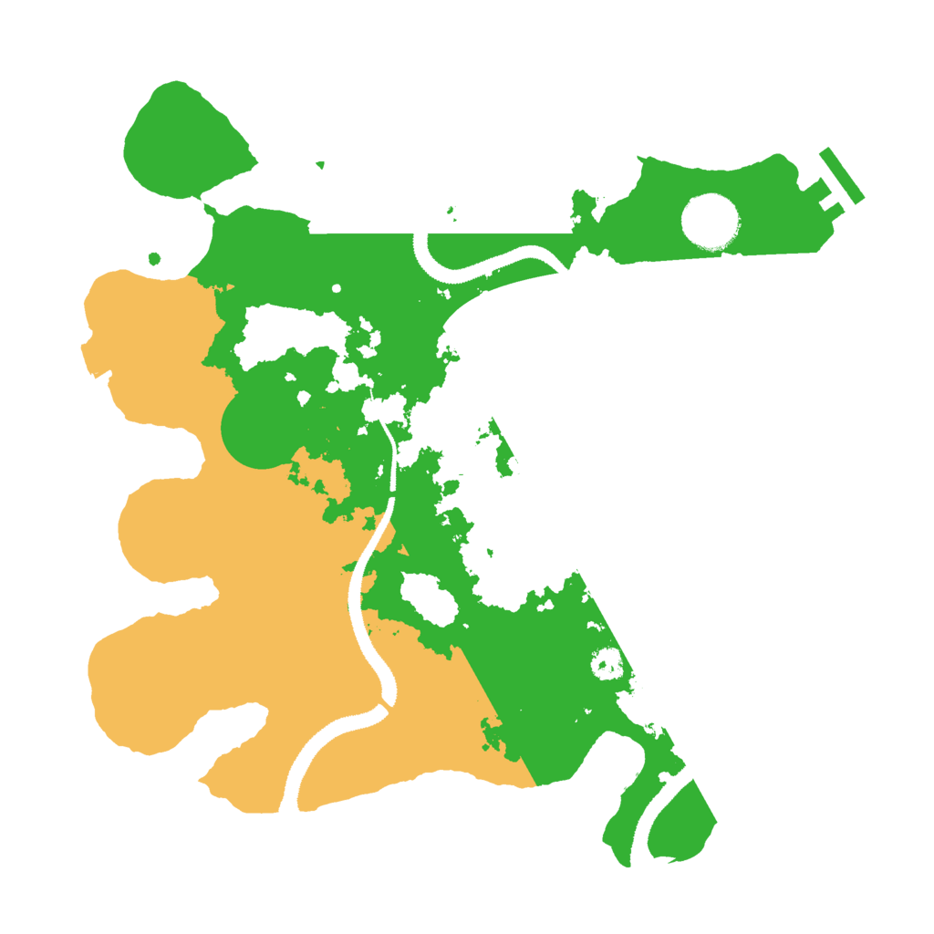 Biome Rust Map: Procedural Map, Size: 3000, Seed: 3125242