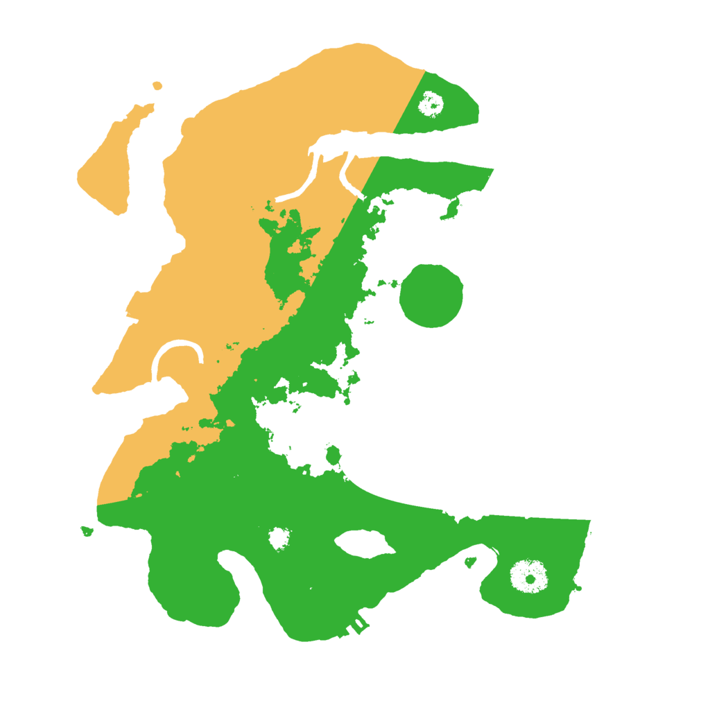 Biome Rust Map: Procedural Map, Size: 3000, Seed: 257364