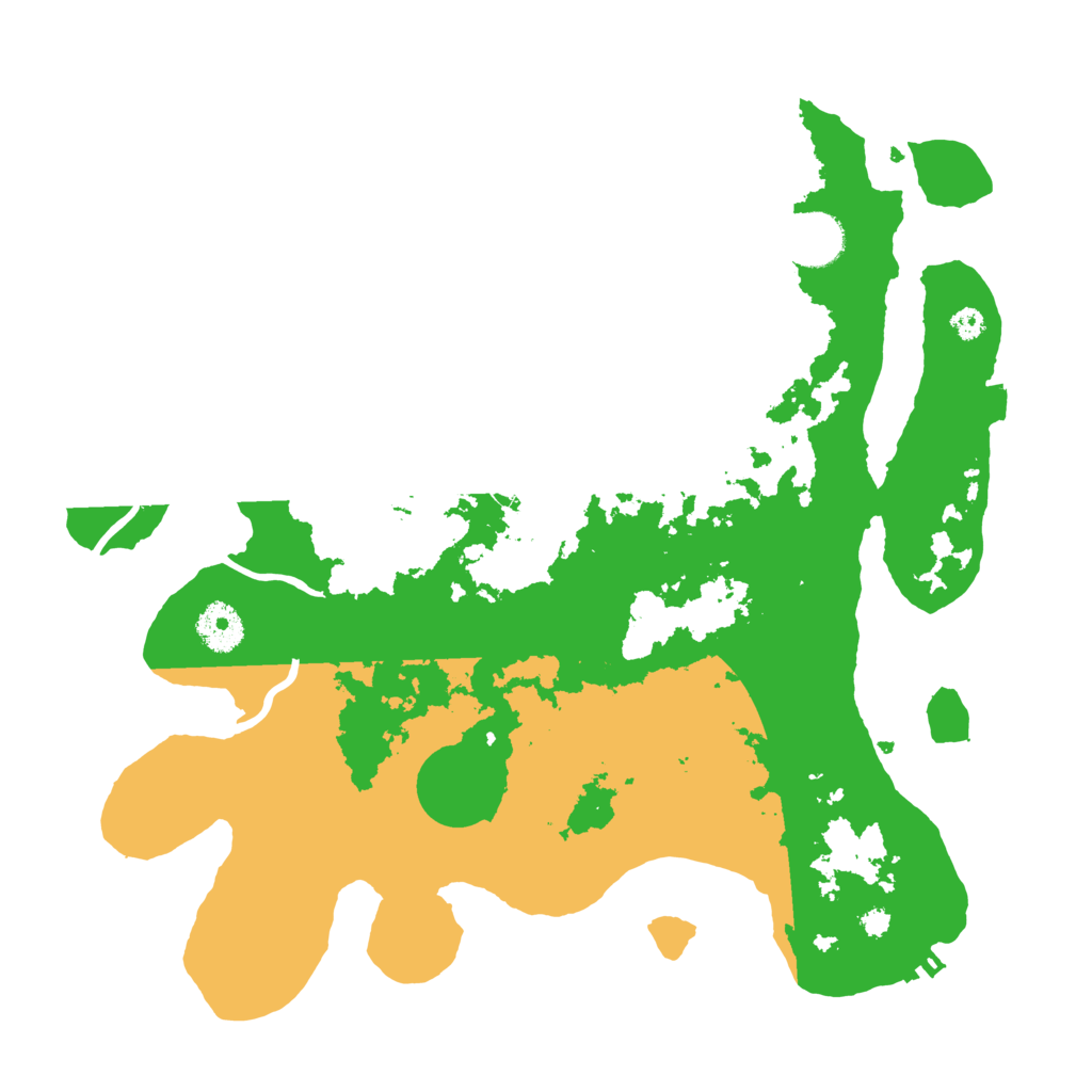 Biome Rust Map: Procedural Map, Size: 3500, Seed: 44227236