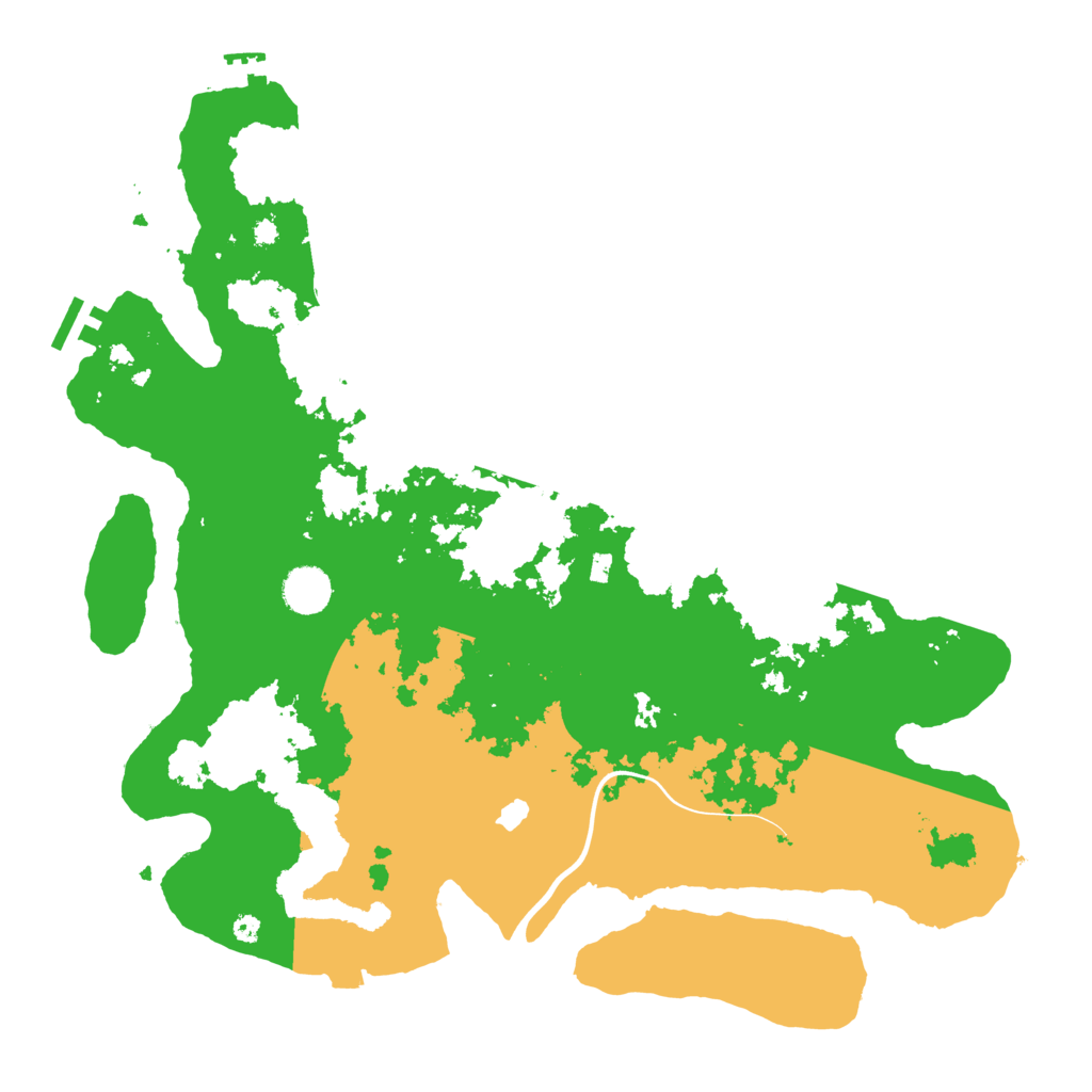 Biome Rust Map: Procedural Map, Size: 4000, Seed: 36342