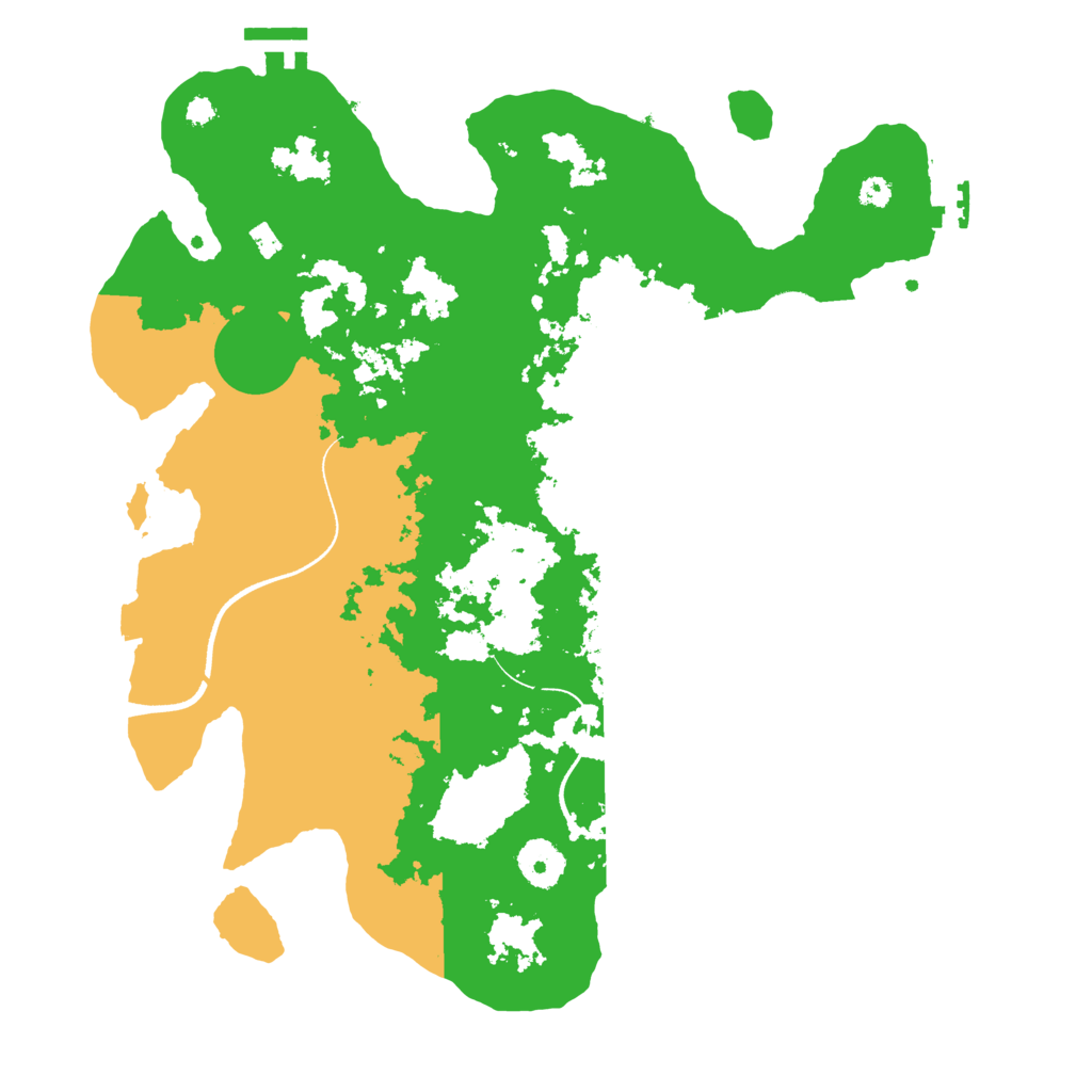 Biome Rust Map: Procedural Map, Size: 3500, Seed: 1442224924