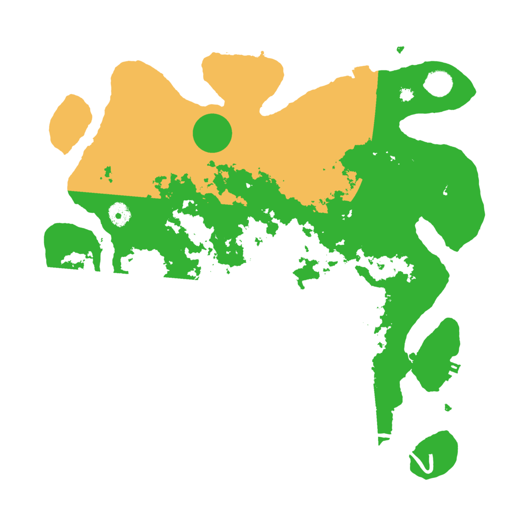 Biome Rust Map: Procedural Map, Size: 3500, Seed: 648786