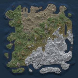 Thumbnail Rust Map: Procedural Map, Size: 4500, Seed: 1779125384, 19 Monuments