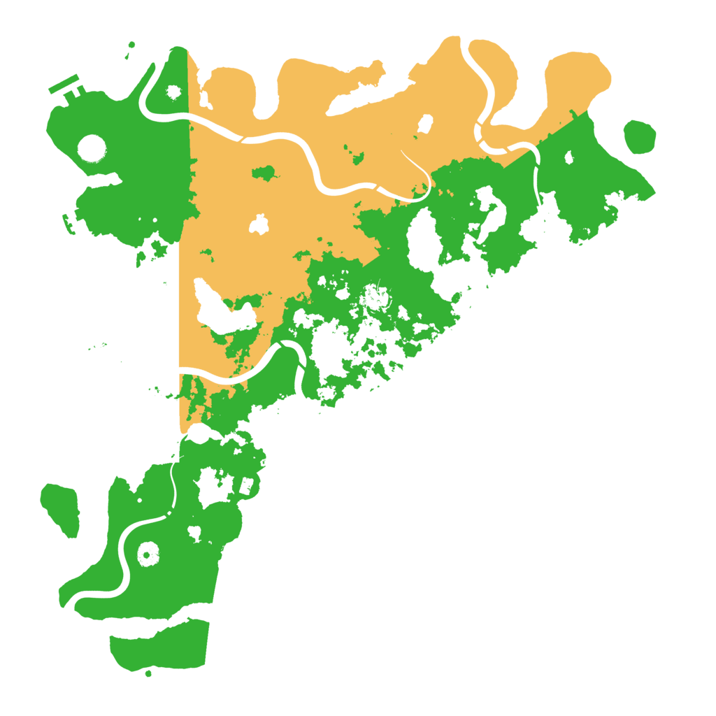 Biome Rust Map: Procedural Map, Size: 4500, Seed: 1779125384