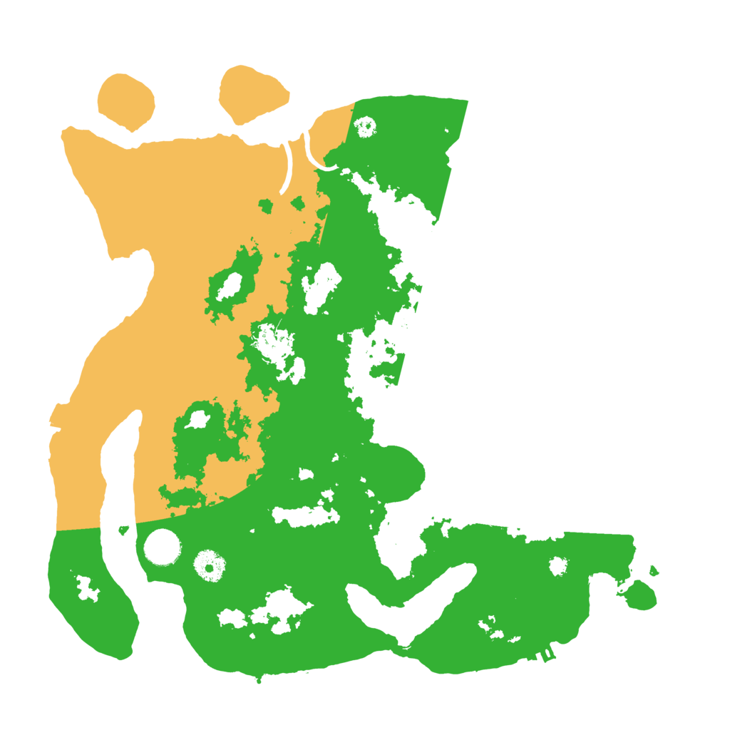 Biome Rust Map: Procedural Map, Size: 3550, Seed: 66810317