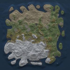 Thumbnail Rust Map: Procedural Map, Size: 4500, Seed: 490385516, 19 Monuments