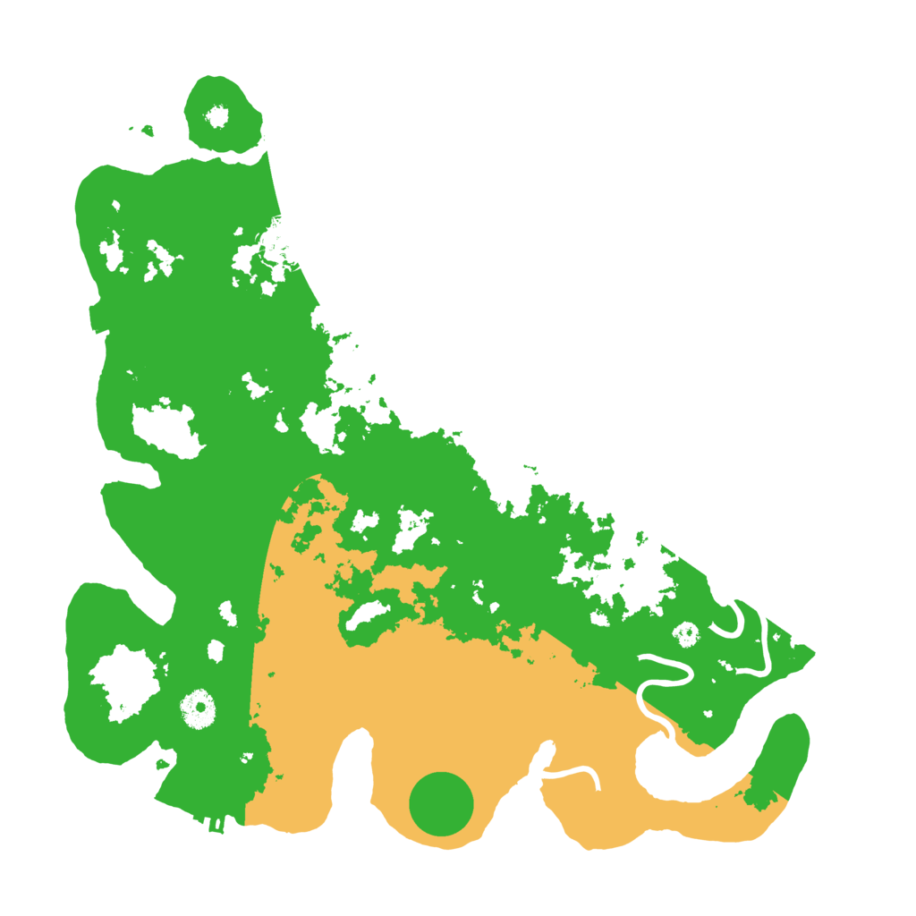 Biome Rust Map: Procedural Map, Size: 3750, Seed: 90389341