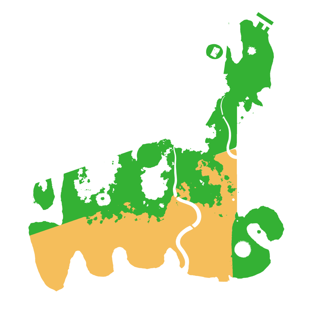 Biome Rust Map: Procedural Map, Size: 3450, Seed: 50994011