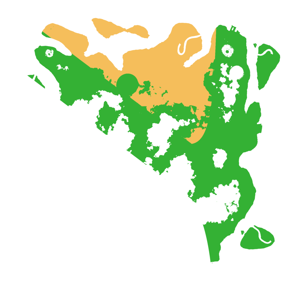 Biome Rust Map: Procedural Map, Size: 3750, Seed: 51888721