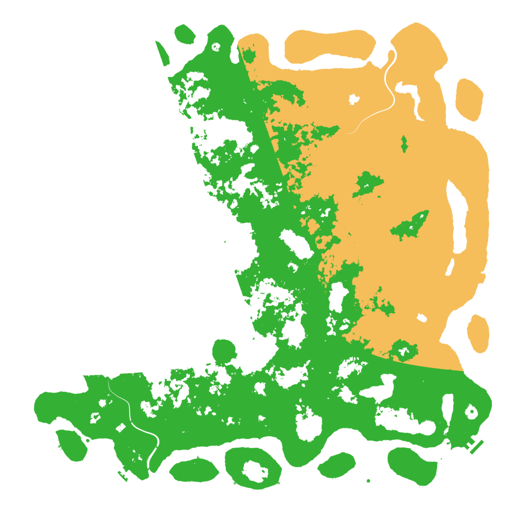 Biome Rust Map: Procedural Map, Size: 6000, Seed: 787878787