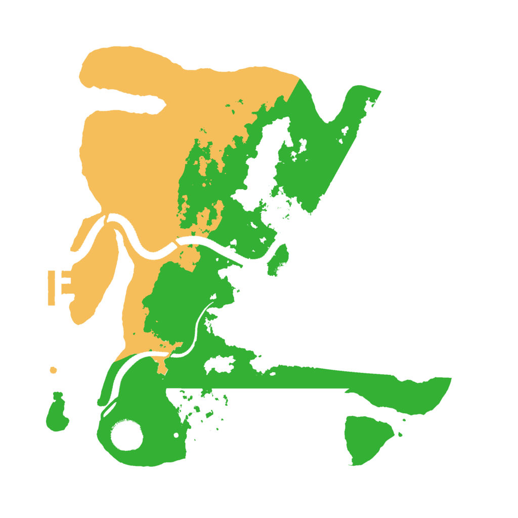 Biome Rust Map: Procedural Map, Size: 3000, Seed: 1320099245