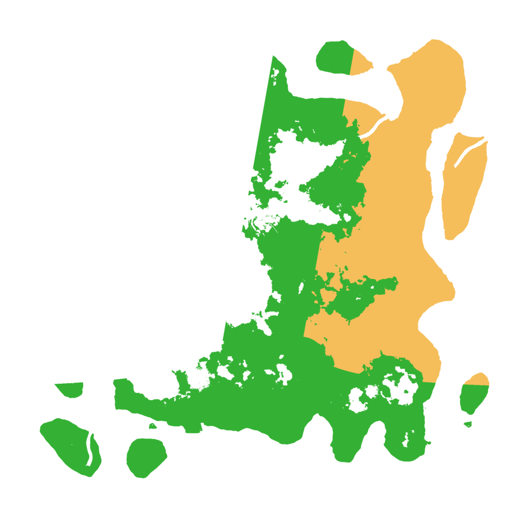 Biome Rust Map: Procedural Map, Size: 3600, Seed: 62365729