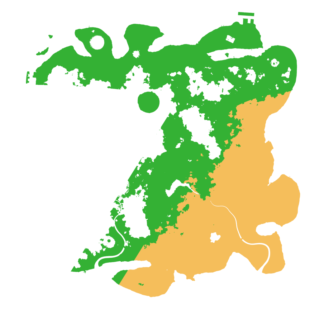 Biome Rust Map: Procedural Map, Size: 4000, Seed: 1546096088