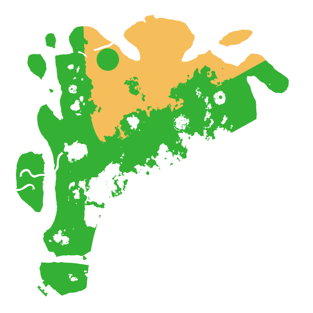 Biome Rust Map: Procedural Map, Size: 3700, Seed: 57862830