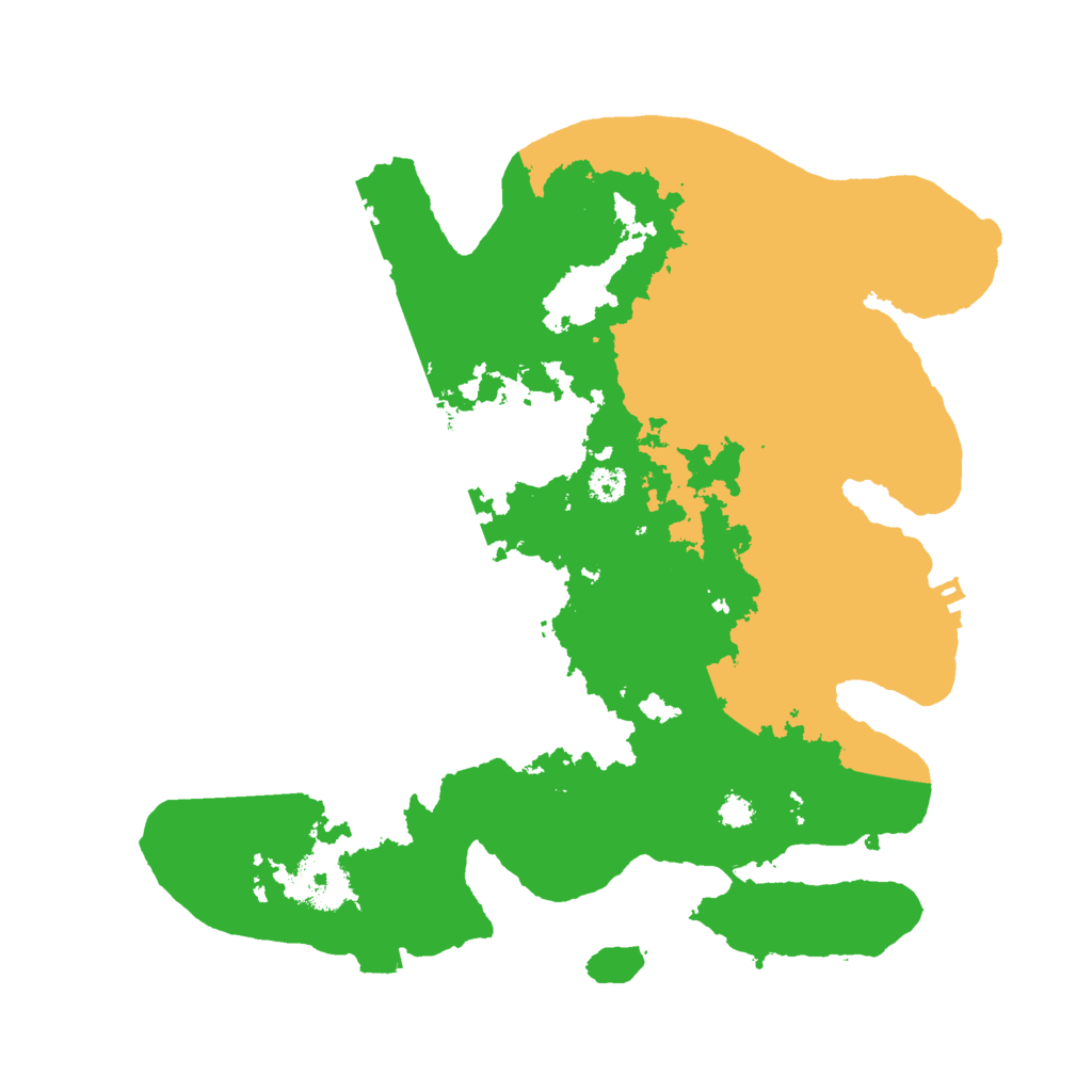 Biome Rust Map: Procedural Map, Size: 3000, Seed: 27089