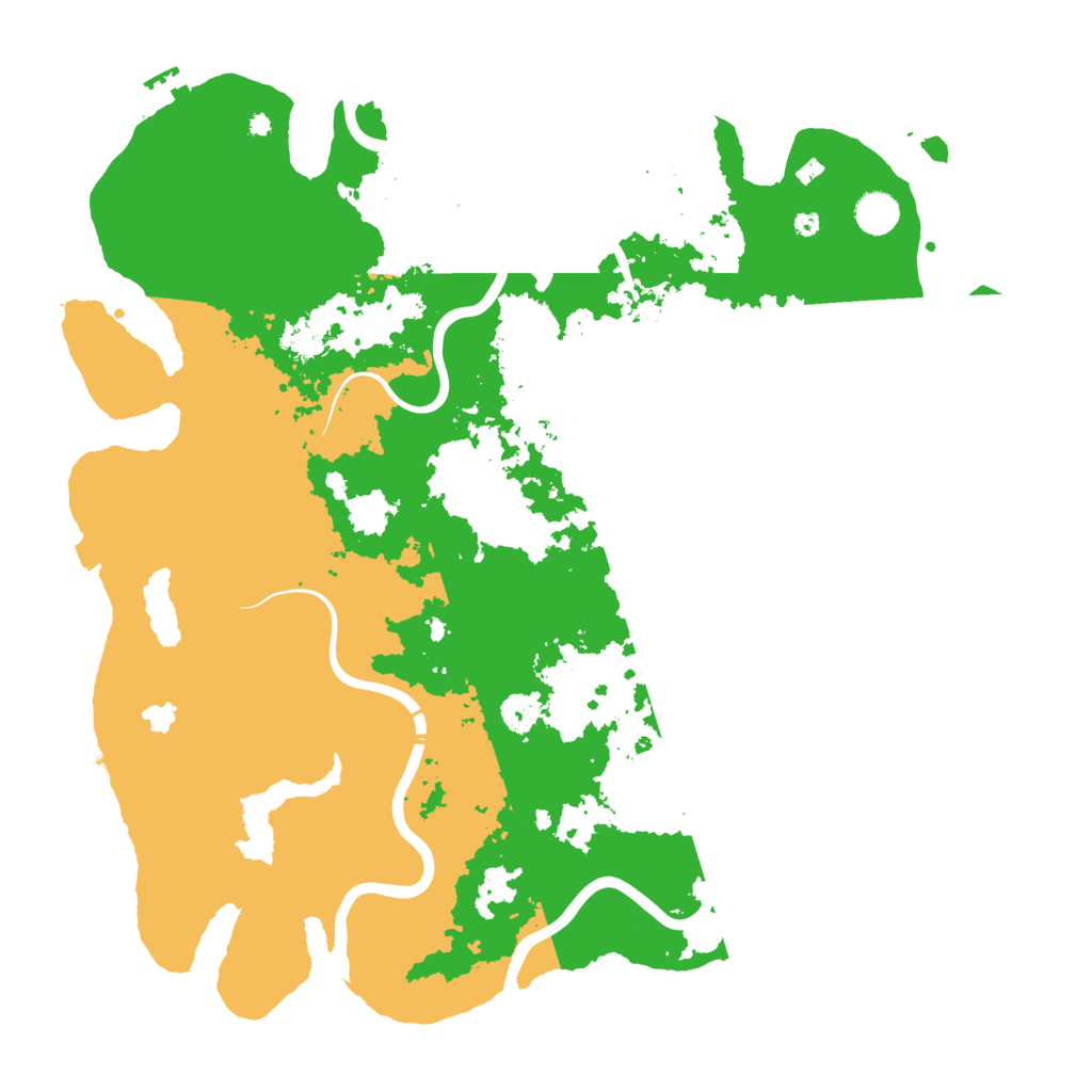 Biome Rust Map: Procedural Map, Size: 4400, Seed: 59086651