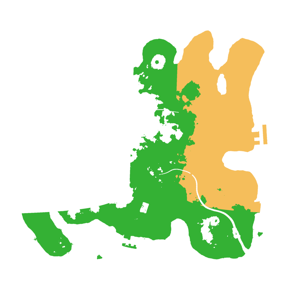 Biome Rust Map: Procedural Map, Size: 3000, Seed: 1668094060