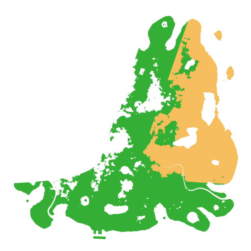 Biome Rust Map: Procedural Map, Size: 4100, Seed: 28649708
