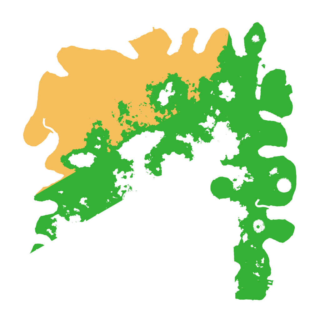 Biome Rust Map: Procedural Map, Size: 3950, Seed: 98026376