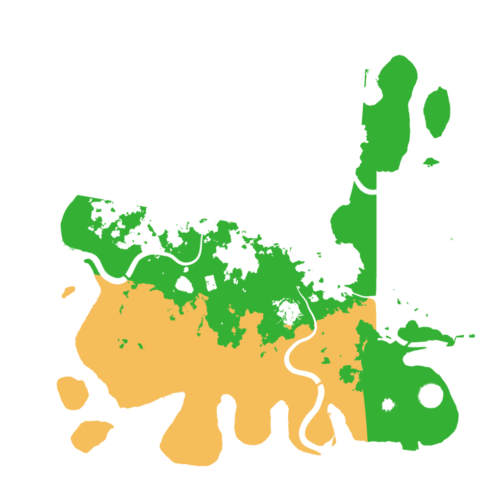 Biome Rust Map: Procedural Map, Size: 3600, Seed: 18753527