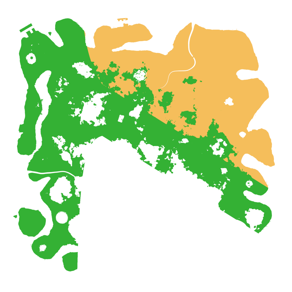 Biome Rust Map: Procedural Map, Size: 4300, Seed: 88982418
