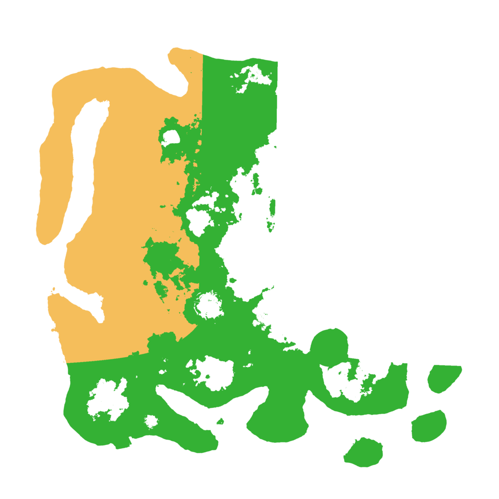 Biome Rust Map: Procedural Map, Size: 3550, Seed: 25456800